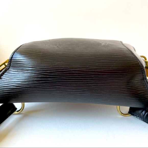 Louis Vuitton Authentic Mabillon Backpack Bag Epi Leather Black - Picture 11 of 15